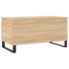 Mesa de centro madera contrachapada roble Sonoma 90x44.5x45 cm 5