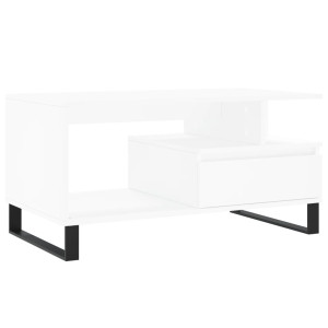 Mesa de centro 90x49x45 cm derivados de madeira branco H