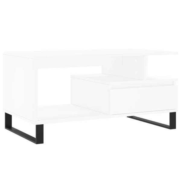 Mesa de centro 90x49x45 cm derivados de madeira branco M 2