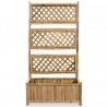 Floreira de jardim com treliça bambu 70 cm 2