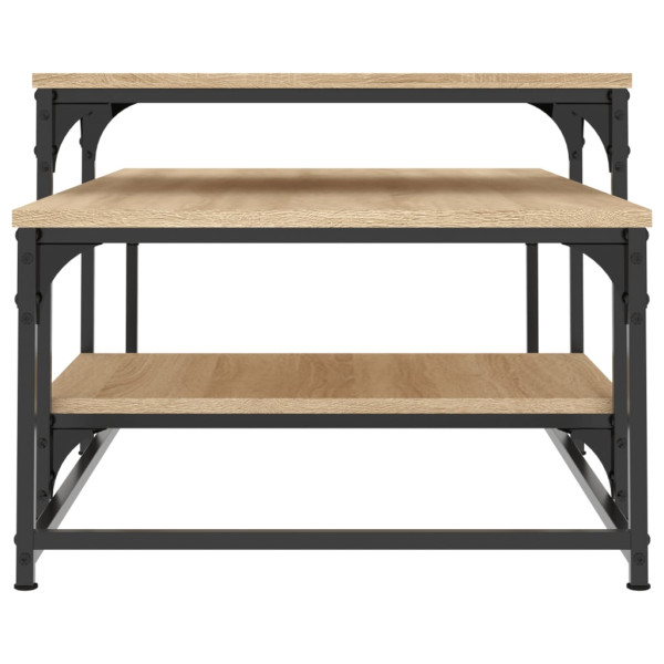 Mesa de centro 102x60x45cm derivados de madeira carvalho sonoma M 5