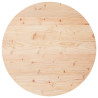 Tablero de mesa redondo madera maciza de pino Ø70x3 cm 2