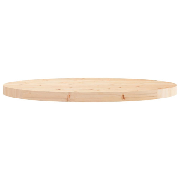 Tablero de mesa redondo madera maciza de pino Ø70x3 cm M 3