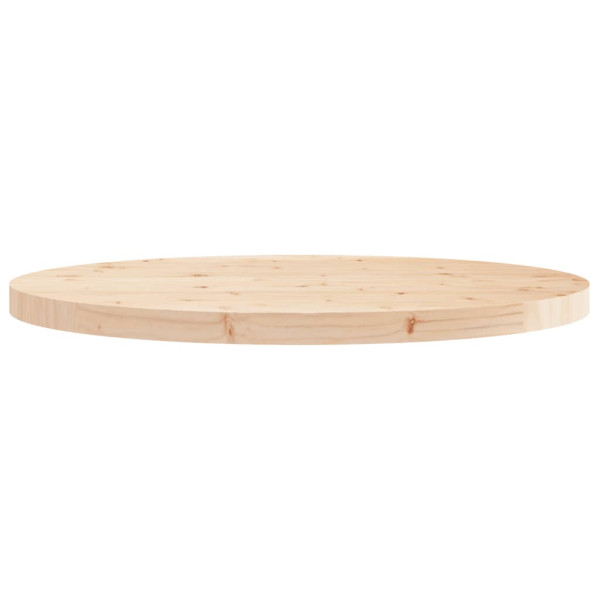 Tablero de mesa redondo madera maciza de pino Ø70x3 cm M 4