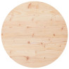 Tablero de mesa redondo madera maciza de pino Ø90x3 cm 2