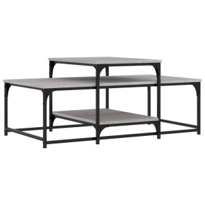 Mesa de centro 102x60x45 cm derivados madeira cinzento sonoma H