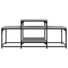 Mesa de centro madera de ingeniería gris Sonoma 102x60x45 cm 4
