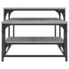 Mesa de centro madera de ingeniería gris Sonoma 102x60x45 cm 5