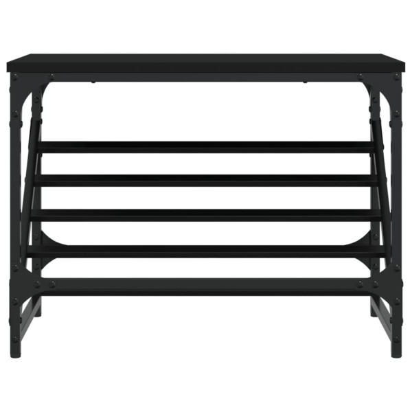 Sapateira 60x30x45 cm derivados de madeira preto M 4