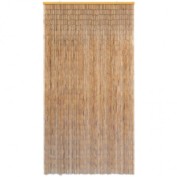 Cortina de porta anti-insetos em bambu 120x220 cm M 2