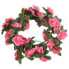 Guirnaldas de flores artificiales 6 uds rojo y rosa 240 cm 2