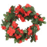 Grinaldas de flores de Natal 6 pcs 250 cm vermelho 2