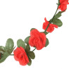 Grinaldas de flores de Natal 6 pcs 250 cm vermelho 5