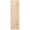 Estantería de madera maciza de pino 70x33x110 cm 5