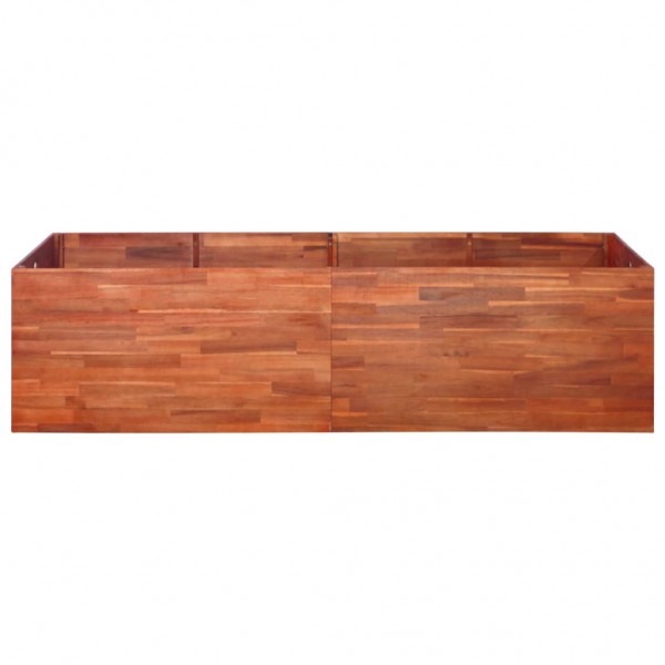 Arriate de madera de acacia 200x50x50 cm M 2