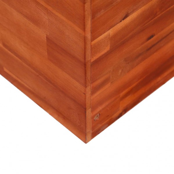 Arriate de madera de acacia 200x50x50 cm M 4