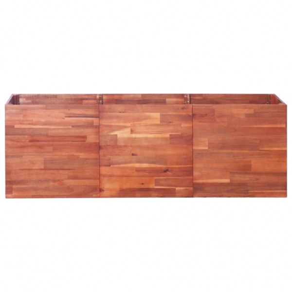 Arriate de madera de acacia 150x50x50 cm M 2