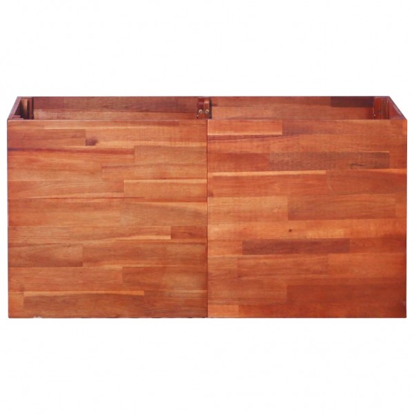 Arriate de madera de acacia 100x50x50 cm M 3