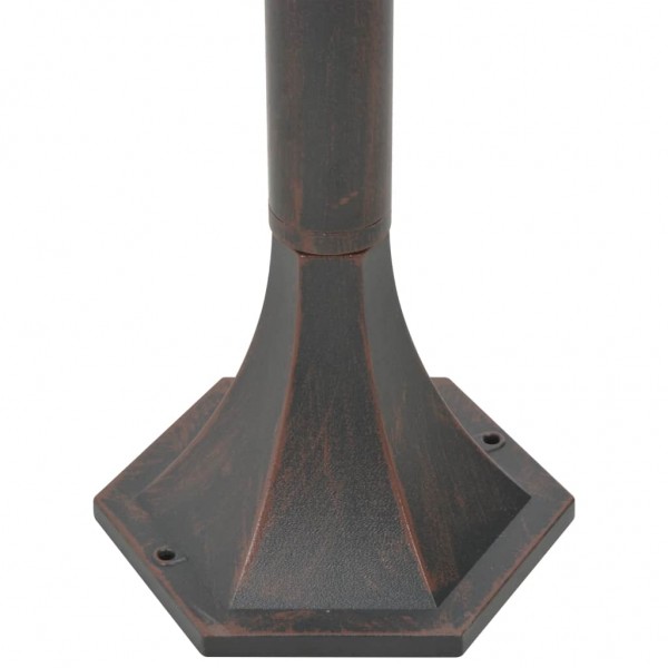 Candeeiros de pé para jardim 6 pcs E27 110 cm alumínio bronze M 5