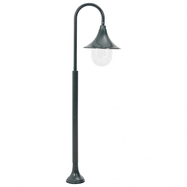 Farola de jardín aluminio verde oscuro E27 120 cm M 2