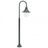 Farola de jardín aluminio verde oscuro E27 120 cm 2