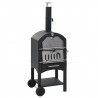 Horno de pizza exterior carbón de arcilla refractaria 1