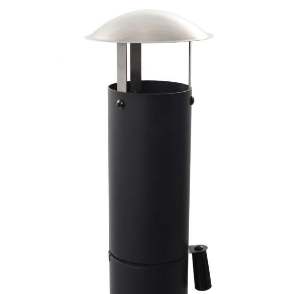 Forno de pizzas a carvão para jardim c/ pedra refratária M 5