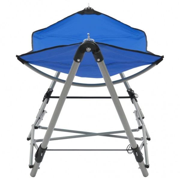 Hamaca con soporte plegable azul M 2