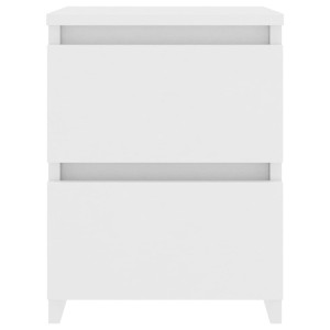 Mesa de cabeceira 30x30x40 cm contraplacado branco H