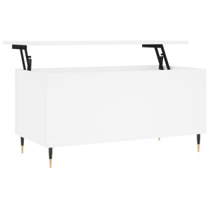 Mesa de centro 90x44.5x45 cm derivados de madeira branco H