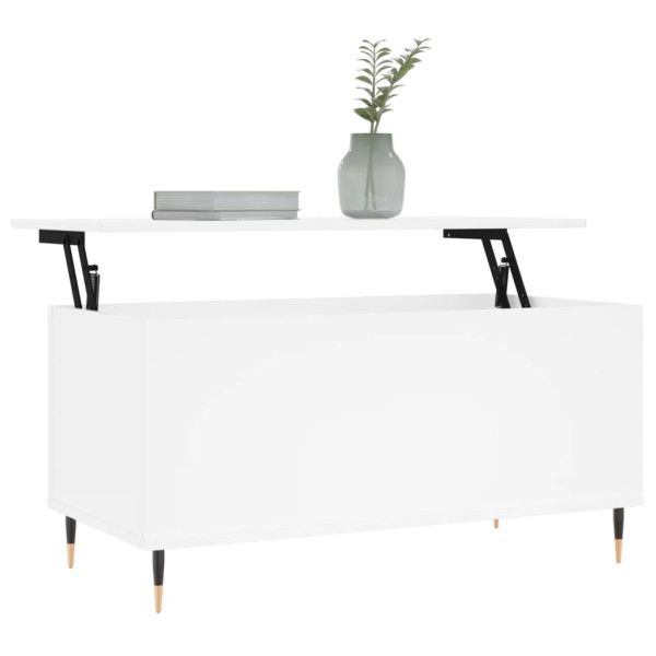 Mesa de centro 90x44.5x45 cm derivados de madeira branco M 4