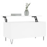 Mesa de centro 90x44.5x45 cm derivados de madeira branco 3
