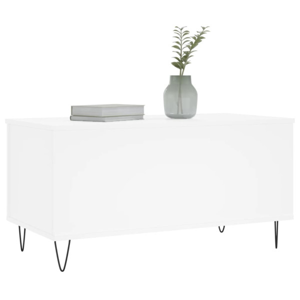 Mesa de centro 90x44.5x45 cm derivados de madeira branco M 4