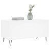 Mesa de centro 90x44.5x45 cm derivados de madeira branco 4