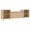 Mueble para TV madera contrachapada roble Sonoma 160x35x55 cm 2
