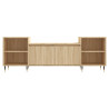Mueble para TV madera contrachapada roble Sonoma 160x35x55 cm 5
