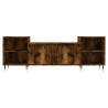 Mueble para TV madera contrachapada roble ahumado 160x35x55 cm 5