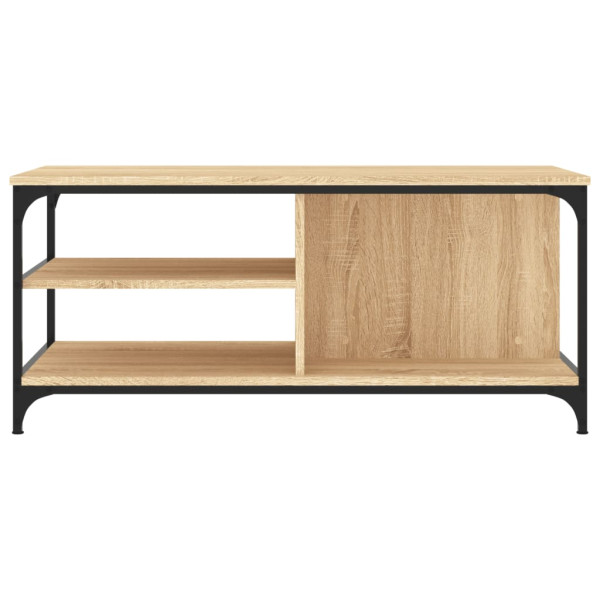 Mesa de centro madera contrachapada roble Sonoma 100x50x45 cm M 4