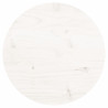 Tampo de mesa redondo Ø30x3 cm madeira de pinho maciça branco 2
