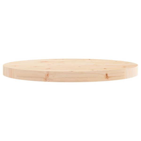 Tablero de mesa redondo madera maciza de pino Ø50x3 cm M 3