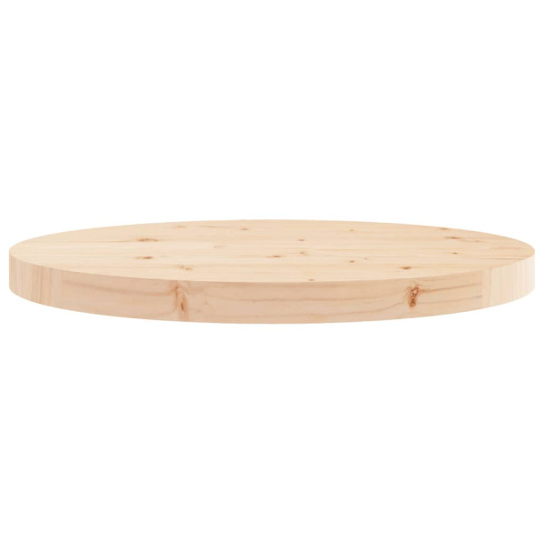 Tablero de mesa redondo madera maciza de pino Ø50x3 cm M 4