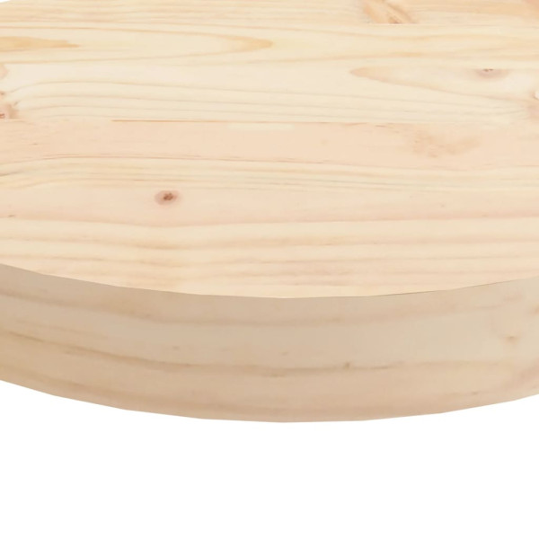Tablero de mesa redondo madera maciza de pino Ø50x3 cm M 5