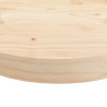 Tablero de mesa redondo madera maciza de pino Ø50x3 cm 5