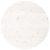 Tablero de mesa redondo madera maciza de pino blanco Ø70x3 cm 2