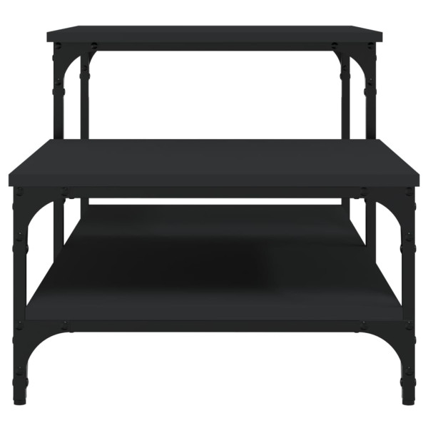 Mesa de centro madera contrachapada negro 100x50.5x45 cm M 5