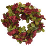 Grinaldas de flores de Natal 6 pcs 250 cm vermelho-tinto 2