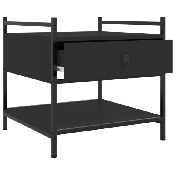 Mesa de centro 50x50x50 derivados de madeira preto M 5