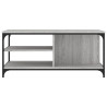 Mesa de centro madera contrachapada gris Sonoma 100x50x45 cm 4
