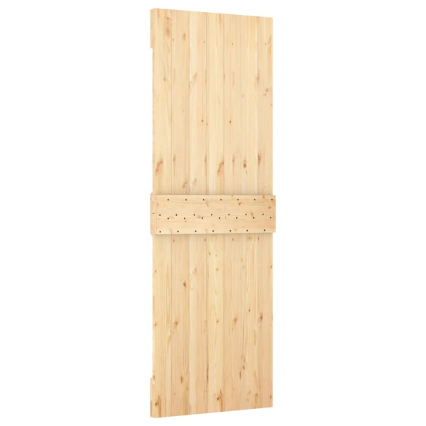 Puerta corredera con herrajes madera maciza de pino 70x210 cm M 5