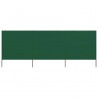 Para-vento com 3 painéis em tecido 400x120 cm verde 3
